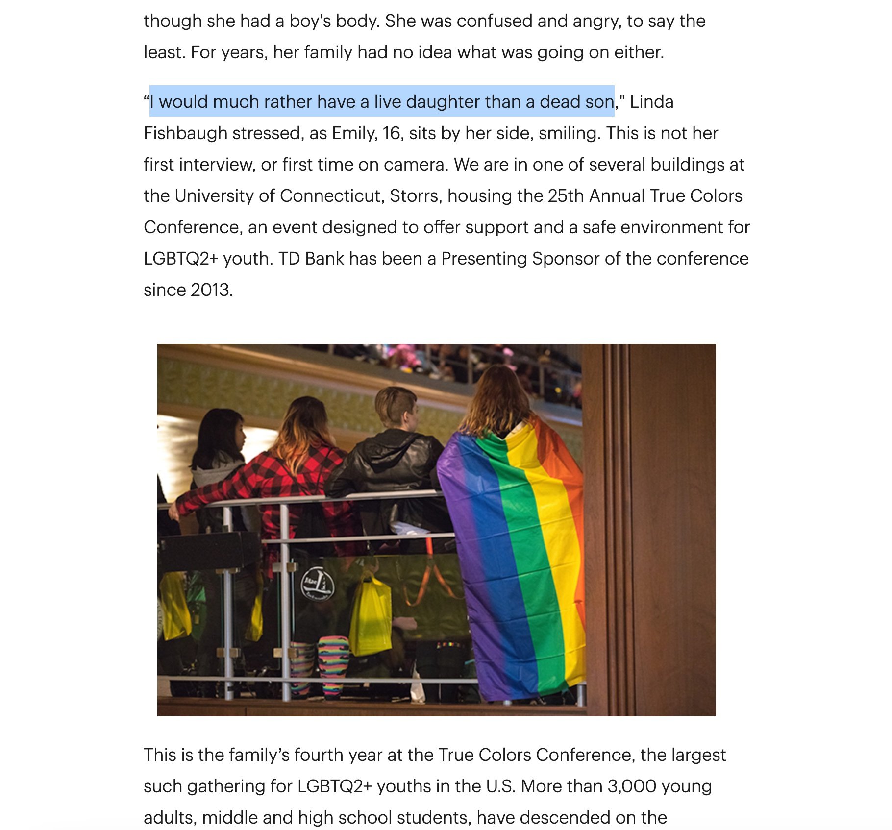 distribution TD True Colors article