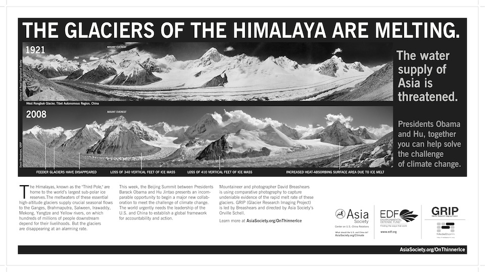 Full-page ad in The New York Times Full-page ad in The New York Times